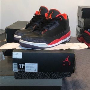Jordan retro 3 crimson sz 11.5